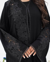 R298 New Fashion Dantel Designer Black Abaya Abaya for Women UAE – Abaya – Rutba Fashion Abaya