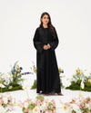 R298 New Fashion Dantel Designer Black Abaya Abaya for Women UAE – Abaya – Rutba Fashion Abaya