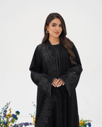 R298 New Fashion Dantel Designer Black Abaya Abaya for Women UAE – Abaya – Rutba Fashion Abaya