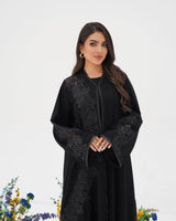 R298 New Fashion Dantel Designer Black Abaya Abaya for Women UAE – Abaya – Rutba Fashion Abaya