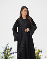 R298 New Fashion Dantel Designer Black Abaya Abaya for Women UAE – Abaya – Rutba Fashion Abaya