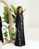R299 Francy Dantel with stone Elegant Abaya Abaya for Women UAE – Abaya – Rutba Fashion Abaya