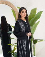 R299 Francy Dantel with stone Elegant Abaya Abaya for Women UAE – Abaya – Rutba Fashion Abaya