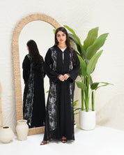 R299 Francy Dantel with stone Elegant Abaya Abaya for Women UAE – Abaya – Rutba Fashion Abaya