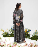 R303 Beautiful Flower Model color Abaya Abaya for Women UAE – Abaya – Rutba Fashion Abaya