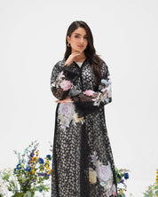 R303 Beautiful Flower Model color Abaya Abaya for Women UAE – Abaya – Rutba Fashion Abaya