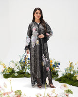 R303 Beautiful Flower Model color Abaya Abaya for Women UAE – Abaya – Rutba Fashion Abaya