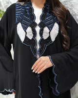 R307 Fashionable colorful embroidery Designer Black Abaya Abaya for Women UAE – Abaya – Rutba Fashion Abaya