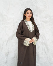 R315 Francy Dantel with coat Model Abaya Abaya for Women UAE – Abaya – Rutba Fashion Abaya