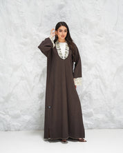 R315 Francy Dantel with coat Model Abaya Abaya for Women UAE – Abaya – Rutba Fashion Abaya