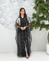 R316 Luxurious turkey party Black Abaya Abaya for Women UAE – Abaya – Rutba Fashion Abaya