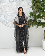 R316 Luxurious turkey party Black Abaya Abaya for Women UAE – Abaya – Rutba Fashion Abaya