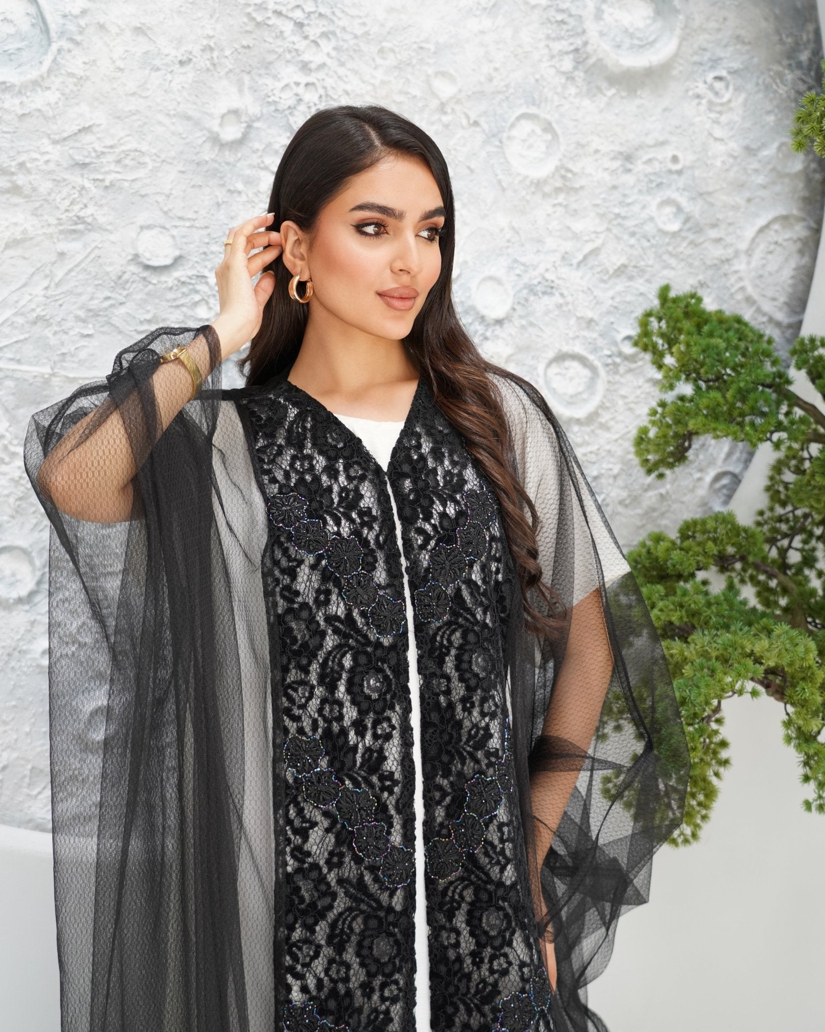 R316 Luxurious turkey party Black Abaya Abaya for Women UAE – Abaya – Rutba Fashion Abaya