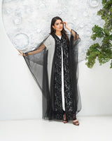 R316 Luxurious turkey party Black Abaya Abaya for Women UAE – Abaya – Rutba Fashion Abaya