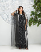 R316 Luxurious turkey party Black Abaya Abaya for Women UAE – Abaya – Rutba Fashion Abaya
