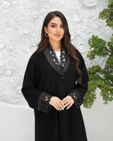 R317 Luxurious Modern coat model Black Abaya Abaya for Women UAE – Abaya – Rutba Fashion Abaya