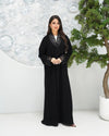 R317 Luxurious Modern coat model Black Abaya Abaya for Women UAE – Abaya – Rutba Fashion Abaya