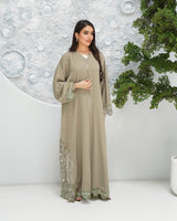 R322 Beautiful Colors Dantel Abay a with colour full beads work Abaya for Women UAE – Abaya – Rutba Fashion Abaya