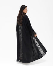 R328 Black Embroidery Beaded Abaya Abaya for Women UAE – Abaya – Rutba Fashion Abaya